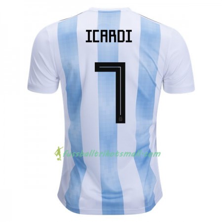 Fußballtrikots Argentinien Icardi 7 WM 2018 Heimtrikotsatz kaufen